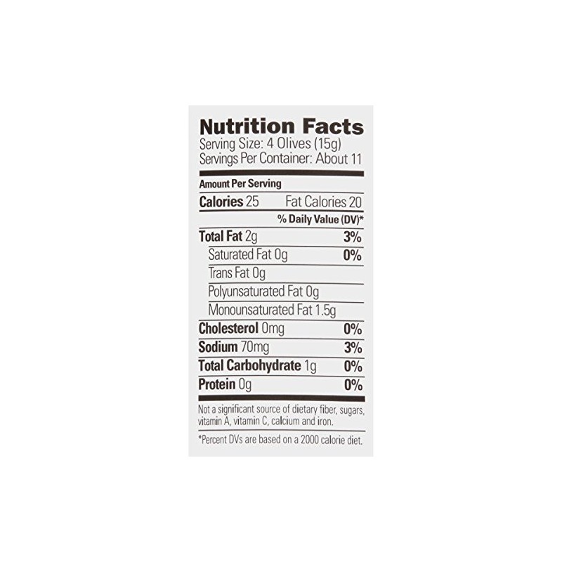 Pearls Reduced-Sodium Ripe Black Pitted Large Olives, 6-Ounce Can