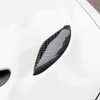 crosselec Carbon Fiber Engine Hood Vent rain Eyebrow Guard Cover