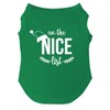 On The Nice List Dog Tee Shirt | Sleeveless |