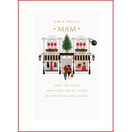 UK Greetings Mam Christmas Card - for a Special Mam Hope You Know How Much You're Loved at Christmas and Always