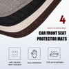 Yourkar 4PCS Car Seat Cover Pad, Breathable Auto Front Seat