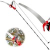 Suchtale 14ft Pole Saw, Manual Tree Pruner with Sharp Steel