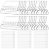 Swpeet 100Pcs Hanging File Folder Labels Tabs with Inserts, File