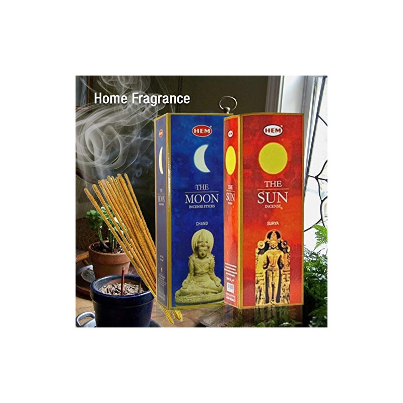 HEM Celestial Pair Sun & Moon, 240 Sticks Total