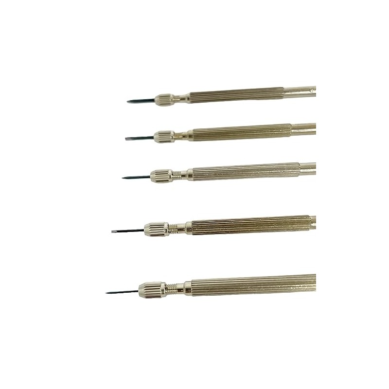 Horotec MSA 01.225 Screwdriver Set with 5 Screwdrivers for Watchmakers