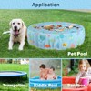 Docuwee Round Pool Cover 71", Foldable Kiddie Solar Cover Fit