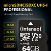 Intenso Professional MicroSDXC Memory Card, Class 10 UHS-I, 64 GB,