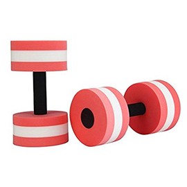 BigBoss - Mancuernas para ejercicios acuáticos, para ejercicios acuáticos, 2 unidades, para aeróbicos de agua, Rosado