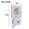 Plug-in Night Light Warm White LED Nightlight Cute Koala MOM