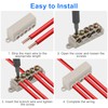 Linkstyle 6PCS 16-10 AWG Wire Splice Connectors, 60A Quick Wiring