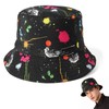Fishing Hat, Fashionable Sun Cap, Colourful Tie Dye Fishing Hat,