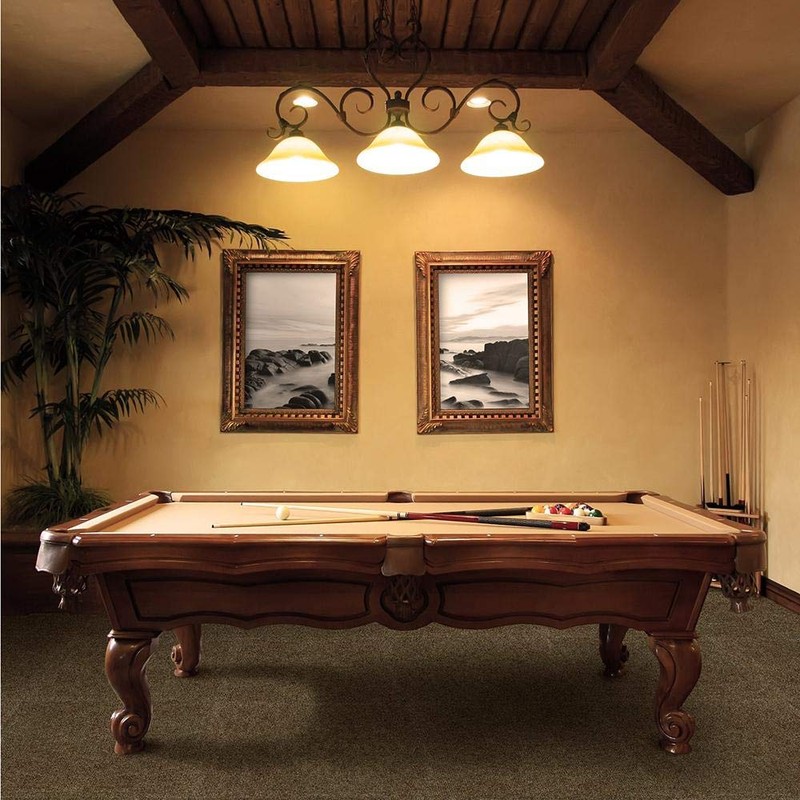 24"x 24" Carpet Tile Peel and Place Ribbed (Chestnut)