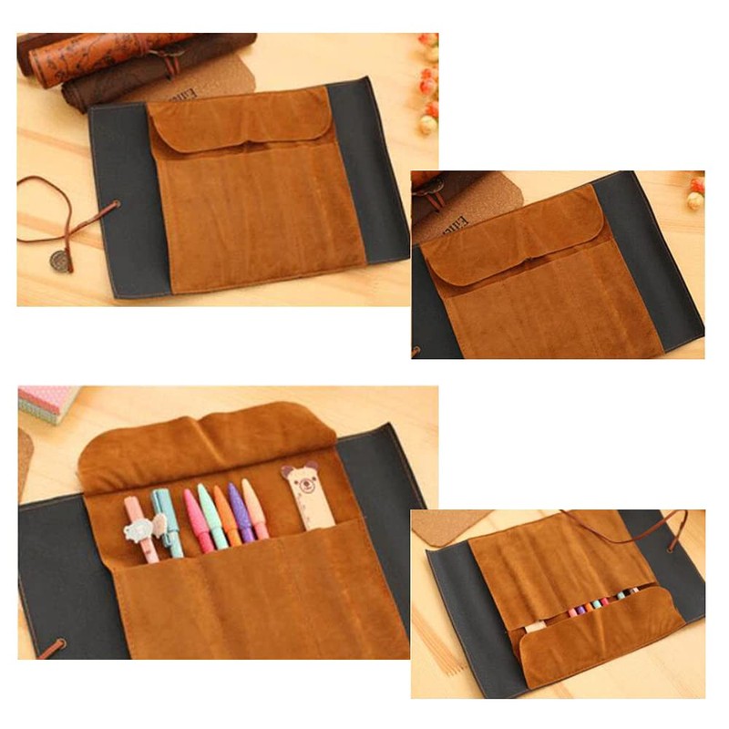 BetterJonny Leather Pencil Case, Vintage Pencil Case, Retro Pencil Case,
