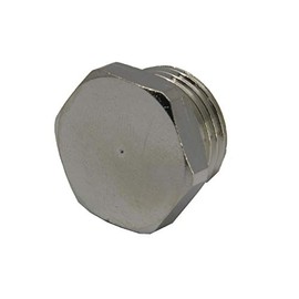 Sealing plug with hexagon socket and cylindrical thread G 1/8 inch, 40 bar, stainless steel V4A