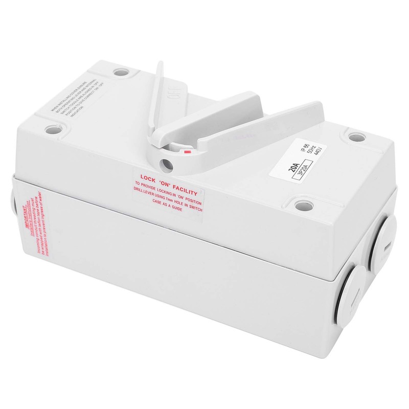 Weatherproof Isolating Switch Dustproof Waterproof 3P Isolator Switch with Super