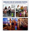 Karaoke Machine for Adults, Portable Bluetooth Speaker with 2 Wireless
