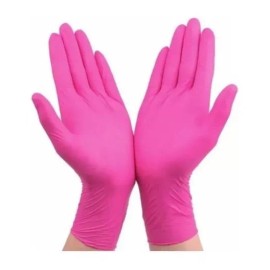 Strong gloves Guantes Desechables Rosa Talla M 1000 Guantes