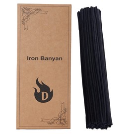 Iron Banyan Reed Diffuser Sticks,Natural Rattan Wood Sticks,Reed Sticks,Essential Oil Aroma Diffuser Replacement Sticks for Aroma Fragrance (7.5“*3mm Black)