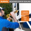 Durvol Pro Flex RV Roof Flexible Sealant Caulking Pack-4 Clear