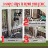 Post Buddy Pack of 4 Easy Fence Post Repair Kit