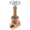 Gate Valve, 1 In., Bronze, Rising Stem
