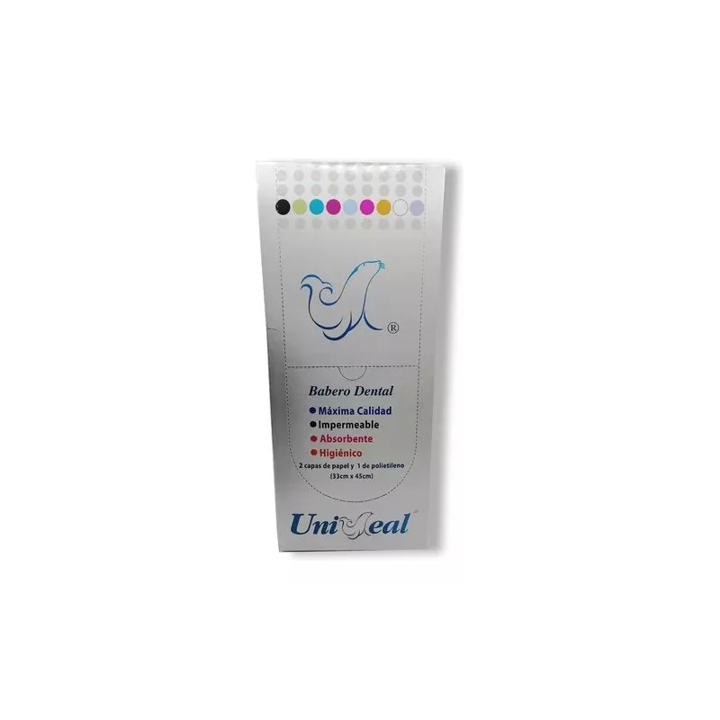 UniSeal Campo Dental Desechable Color Azul Uniseal Pq/125 Piezas