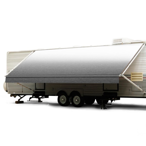 GOTRUTH RV Awning Fabric Replacement, Heavy-Duty 18.5oz Vinyl Weatherproof Camper