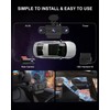 Dash Cam Front and Rear, 4-Channel 360° Coverage Car Dash