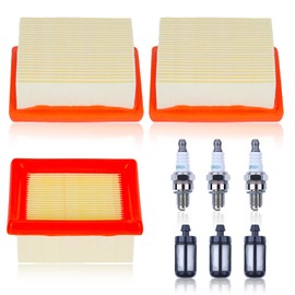 Hyceker 4283-141-0300 Air Filters BR800 Tune Up Kit for Stihl BR800 BR800X BR800C BR 800 X C-E Magnum Backpack Leaf Blower Parts, Fit Stihl BR800X Air Filter BR800 Fuel Filter BR800X Spark Plug 3-Pack