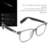 Smart Glasses, IP67 Waterproof Bluetooth Glasses, Blue Light Blocking Touch