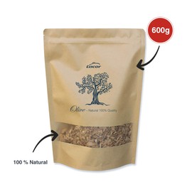 Lacor - 69555 Smoking Flour, Olive Wood, 100% Natural, Olive Flavour: Brings a Gentle and Aromatic Taste, 600 g