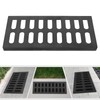 Cast Iron Drain Grate, 20 x 10In Outdoor Drain Cover,