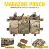 EMERSONGEAR Tactical Magazine Pouch,Mag Pouch with Utility Pouch, Tactical Vest