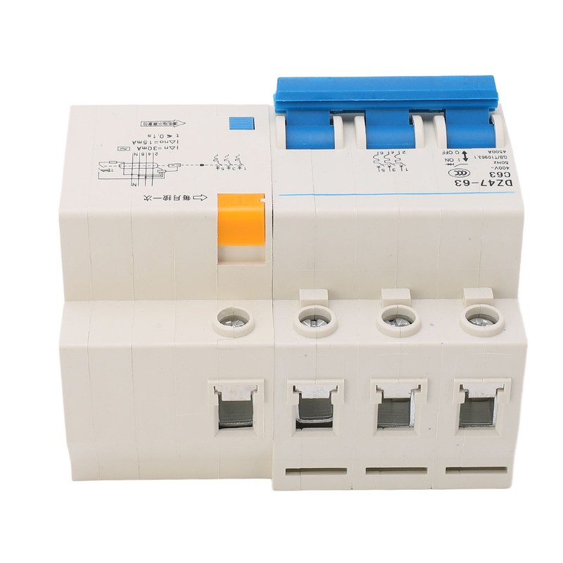 Circuit Breaker 3P and N MCB DIN Rail Mount 4500A