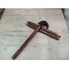 HEAD Antique Style Brass Raven Black Crow Head Handle For