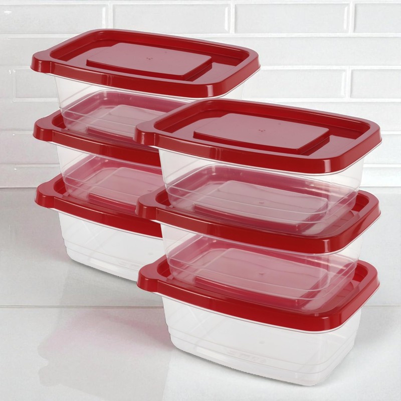 MIJOMA Frischhaltedosen Set 6-teilig – BPA-frei, stapelbar & mikrowellengeeignet –