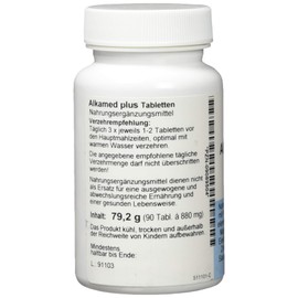 Alkamed Plus Tablets, 90 Tablets (79.2 g)