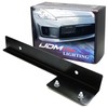 iJDMTOY JDM Black Universal Fit Front Bumper License Plate Relocator