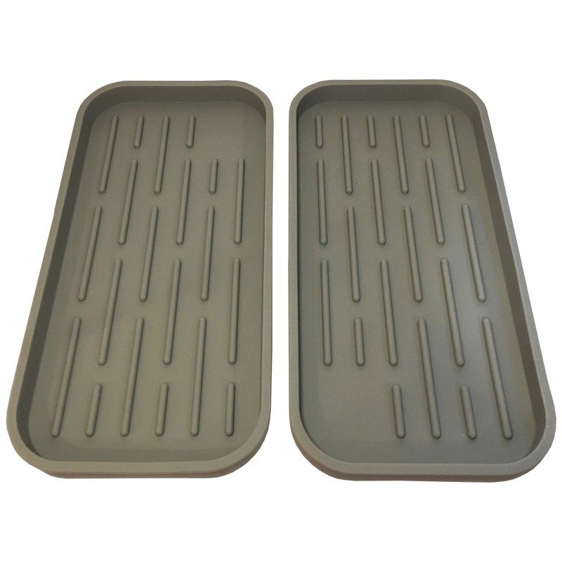 Sponge Holder Tray (2 Pack) - Kitchen Sink Organizer -