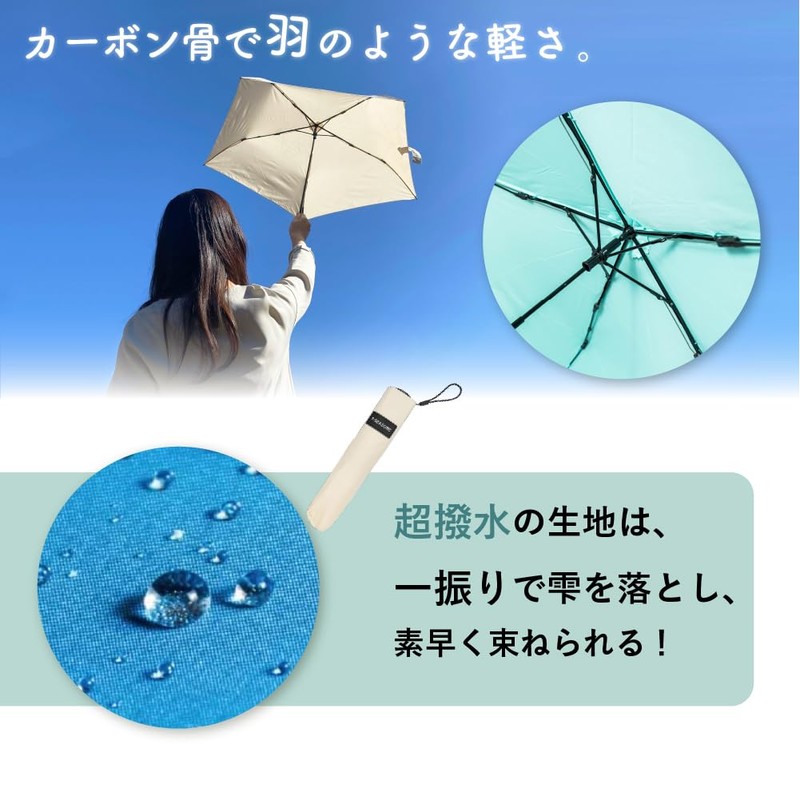 F-SEASONS Ultra Light Folding Umbrella, gray