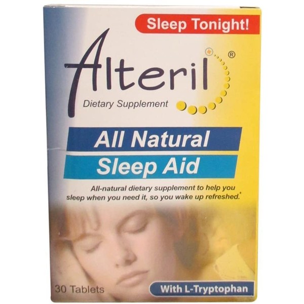 Biotab Nutraceuticals Alteril Sleep Aid with L-Tryptophan, Tablets 30 ea (Package may vary)