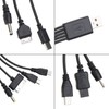 Weicoca 1 Piece 10 in 1 Universal USB Cable, Multiple