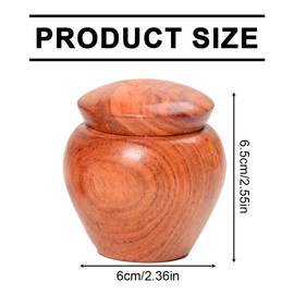 GXGM Small Urn Für Katzen Und Hunde Ashes Made of Rosenholz,Urne，Urne Mensch ，Mini Urn Für Ashes People Und Katzen, Mini Keepsake Urn For Pets Ashes