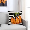Aitukang Fall Pillow Covers 16x16 Set of 2 Autumn Pumpkin
