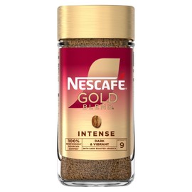 NESCAFÉ Gold Blend Intense Premium Instant Coffee, Dark and Vibrant with Dark Roasted Arabica, 190g (Pack of 1)