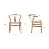 POLY & BARK Weave Chair, Single, Natural