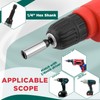 MorningRo 2 Pcs Eye Lag Driver 1/4in Hex Eye Lag