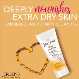 Jergens Ultra Healing Dry Skin Moisturizer, Travel Size Body and Hand Lotion, 1 Oz (Pack of 24)