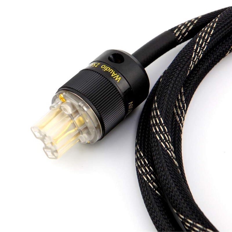 Hifi Home Audio Power Cable - WAudio 12AWG Audiophile Power