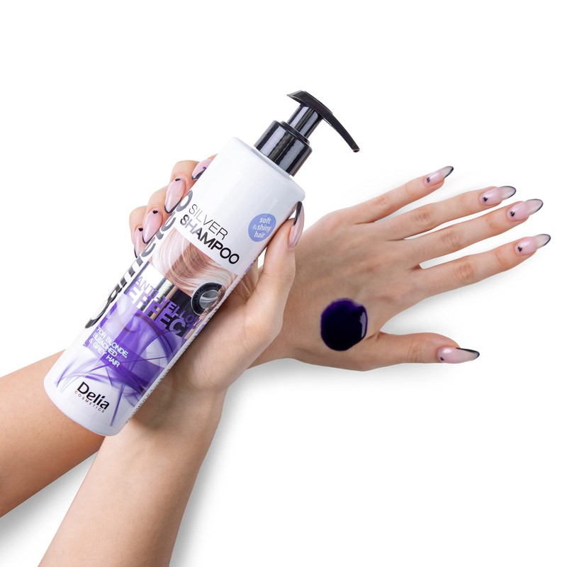 Cameleo - Silver shampoo - no yellow effect - for